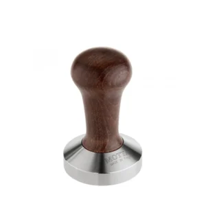tamper para café de 57mm con mango de madera -Motta