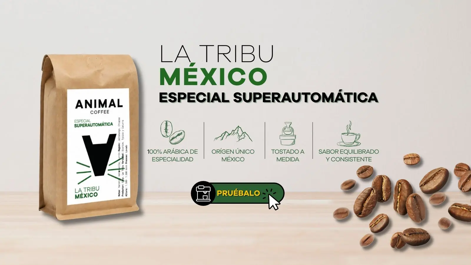 comprar café de especialidad en Barcelona para superautomática Animal Coffee